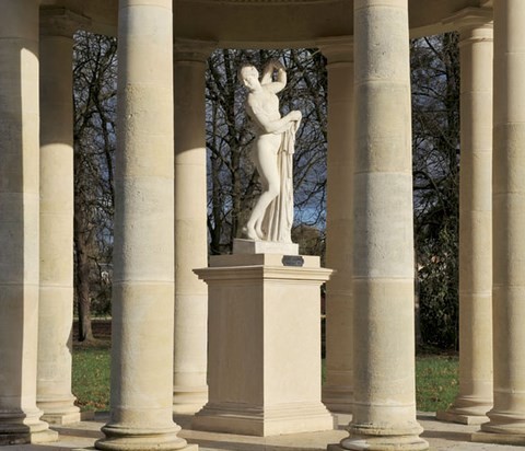 temple,vénus,vénus callipyge,statue,colonne