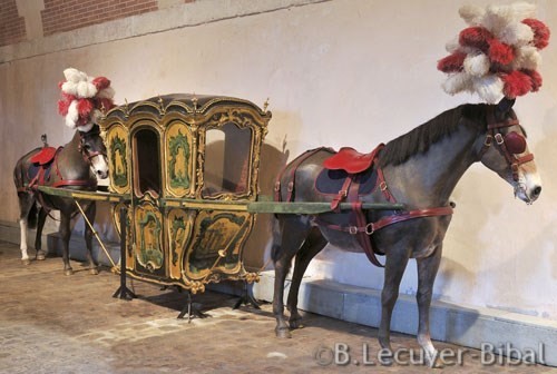 Musée des Equipages,chaise à mule,