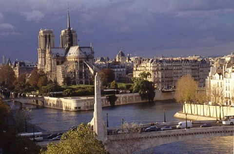 Ile de la Cité,Notre Dame,sainte Genevieve,pont de la Tournelle,seine